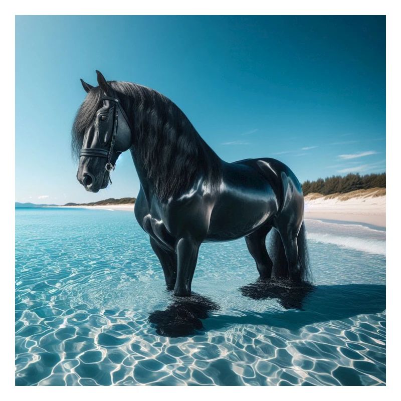 Cheval dans l’eau