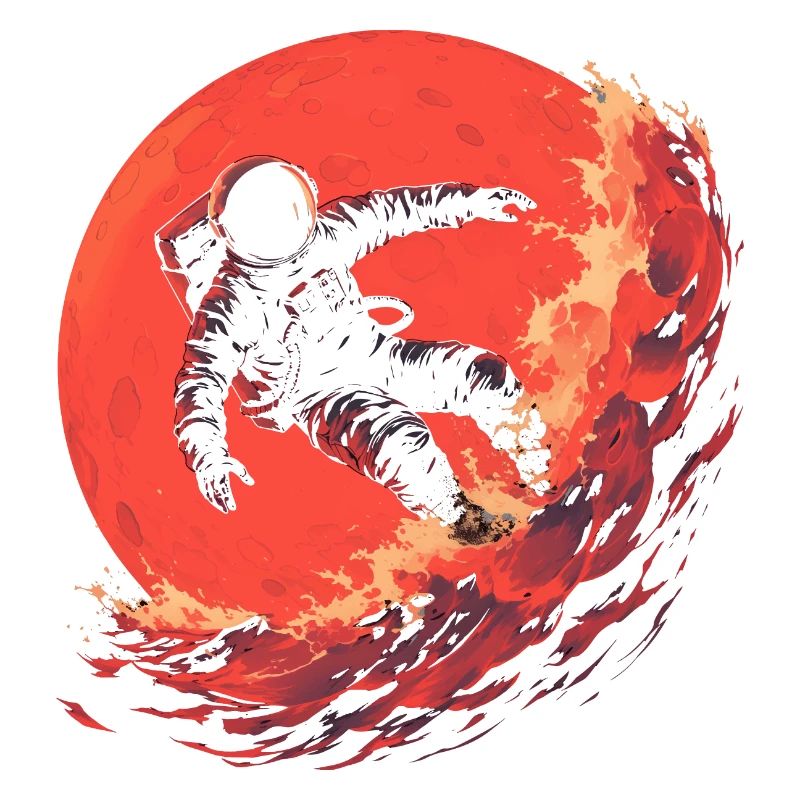 Astronaute Surfeur