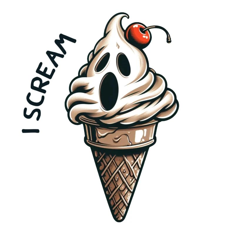 I scream. Funny design