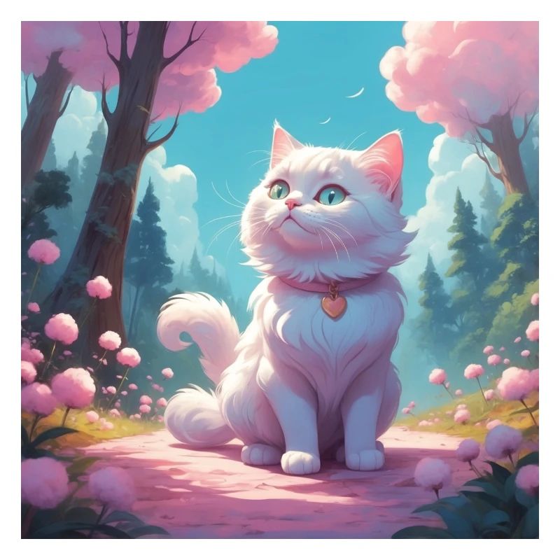 Chaton dans la forêt