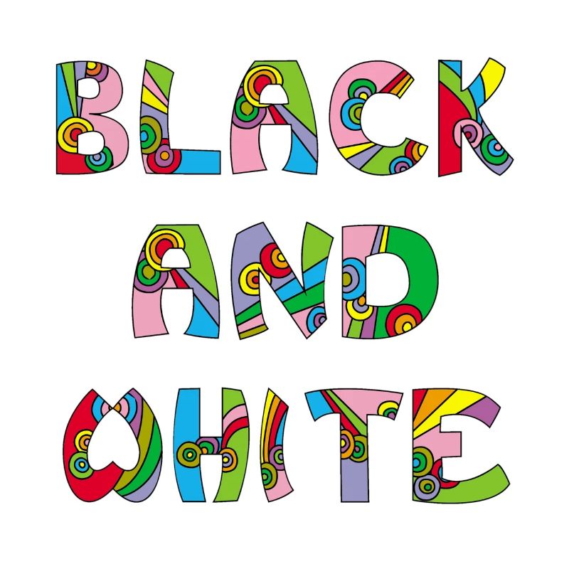 Noir et blanc mais en couleur