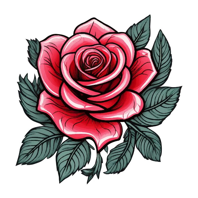 Tatouage Rose Fleur de Rose