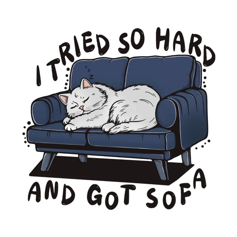 Sofa Nap Cat: I Tried So Hard