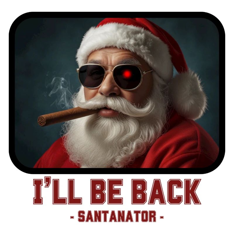 I ll be back - Weihnachtsmann Terminator