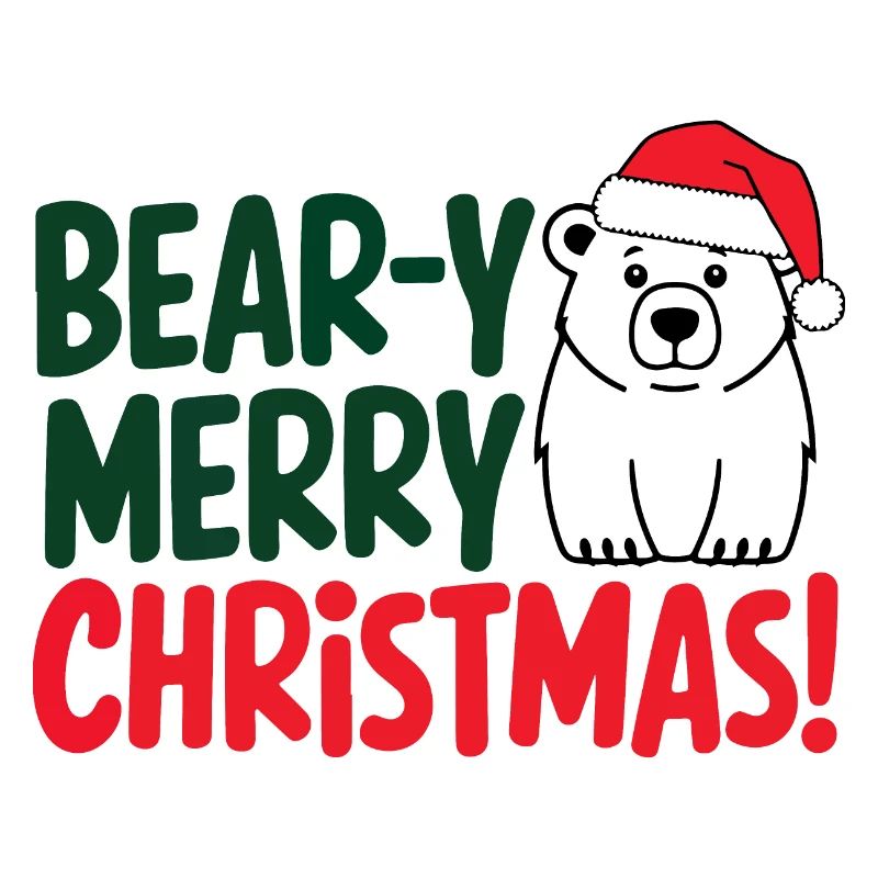 Conception de Noël Ours Festif