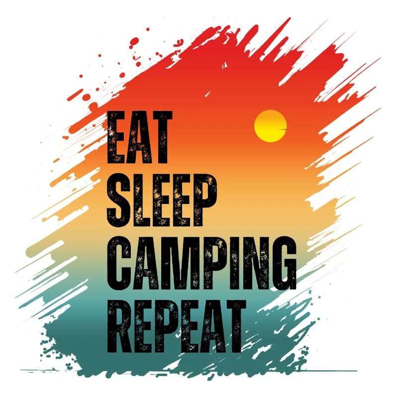 MANGER DORMIR CAMPING RÉPÉTER