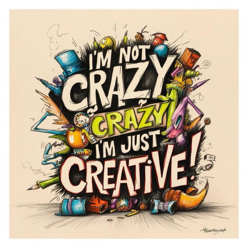 I'm not crazy, I'm just creative