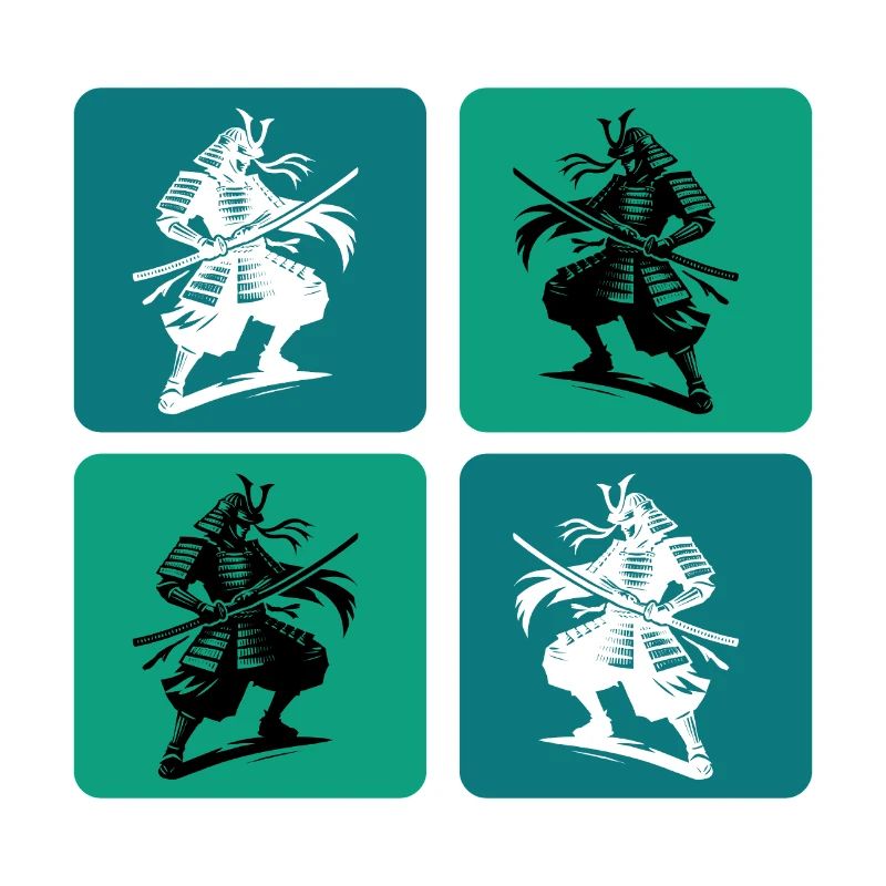 Samurai Japan Vintage Design