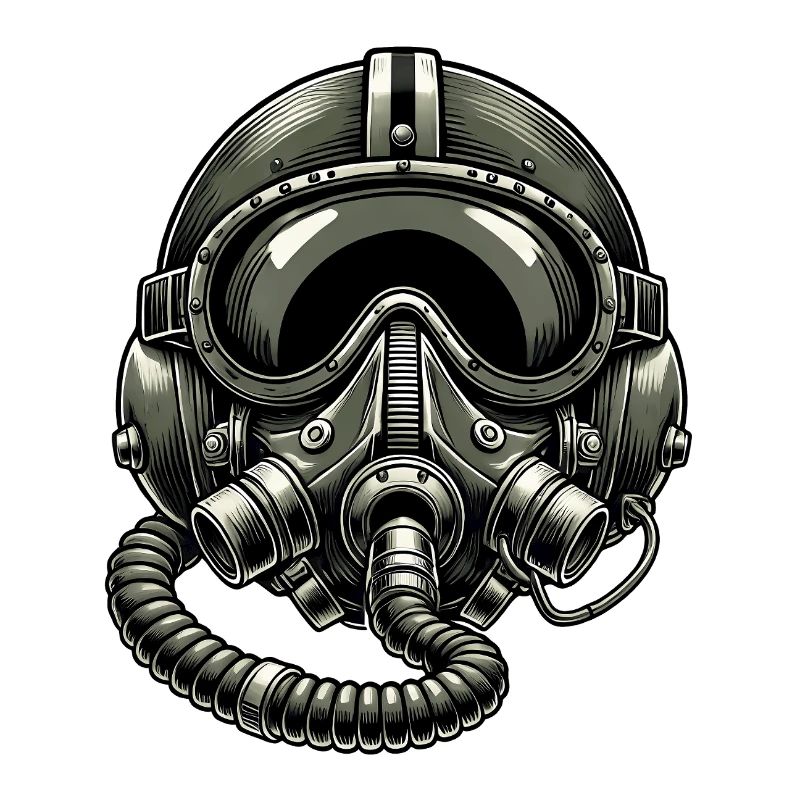 Vintage Pilot Helm