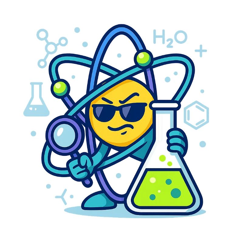 Sneaky Atom Vibes - Physics and Chemistry Design
