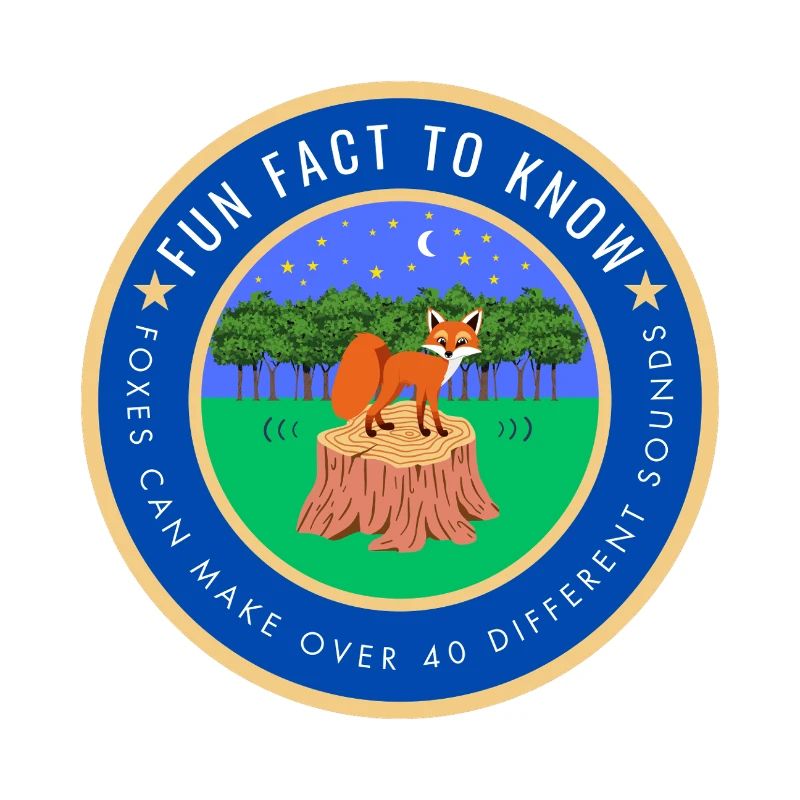 Foxes can make over 40 different sounds