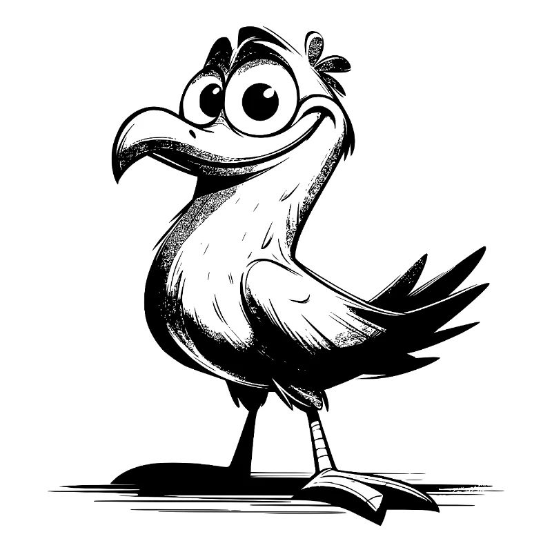 Comedy Vogel Lachgarantie mit Schnabel