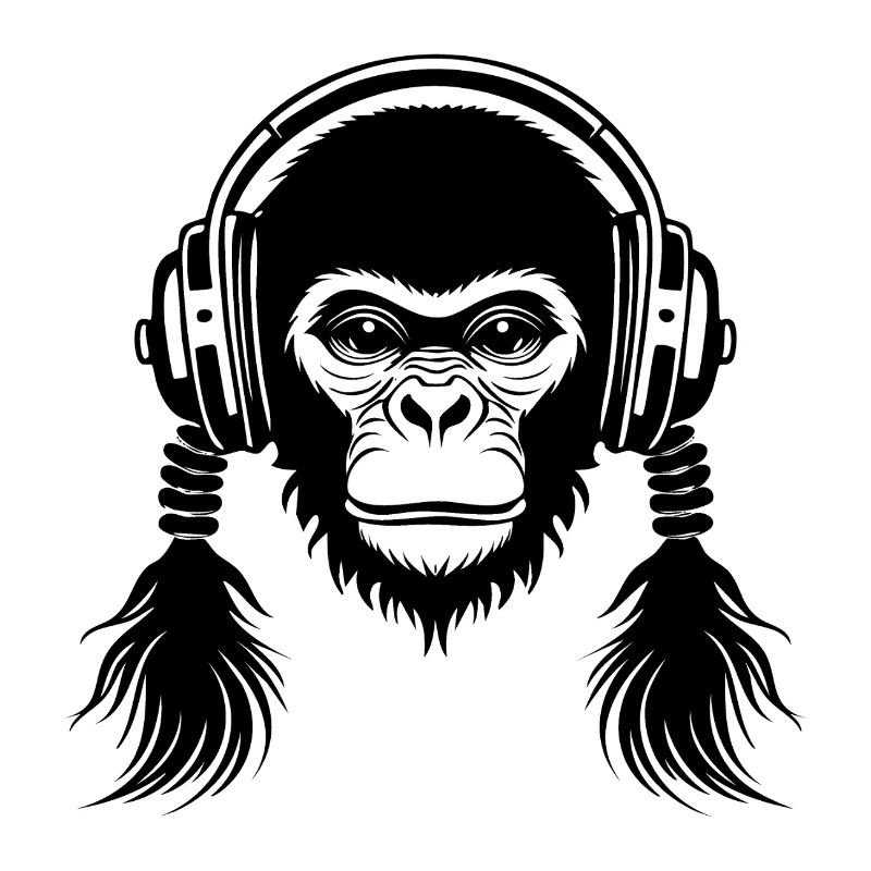 Hardcore Monkey Head Stunt Beat Edition Chemise