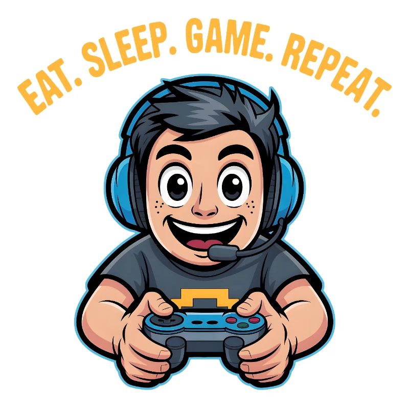 Manger dormir jeu répéter le dicton de jeu