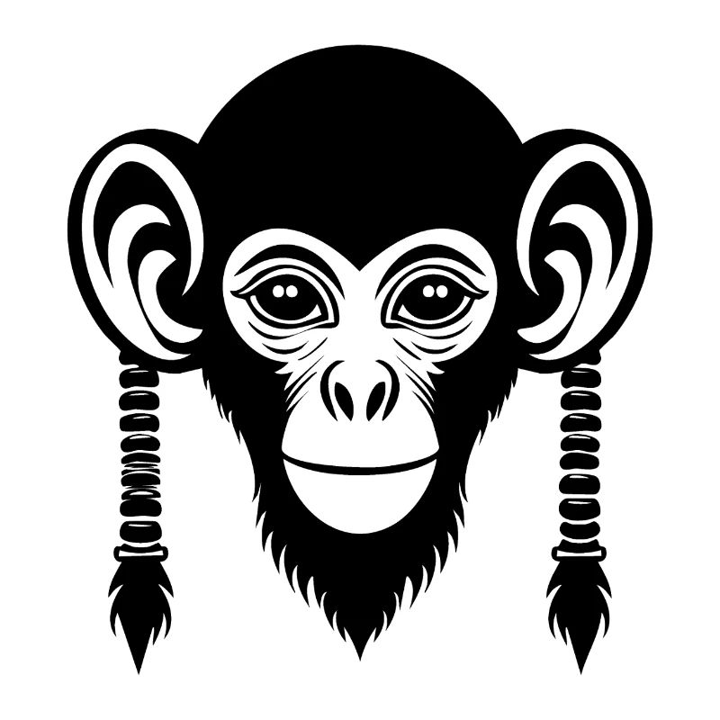 Monkey Head Sound Wave Motion Edition Shirt