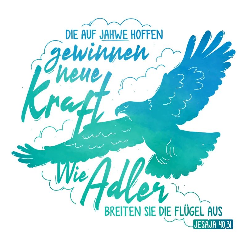 Isaiah 40:31 - Like Eagle Lettering