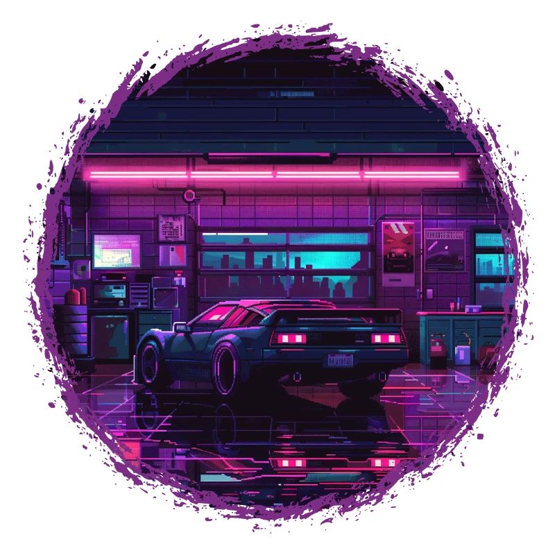 Neon Garage – RetroRift Night Edition