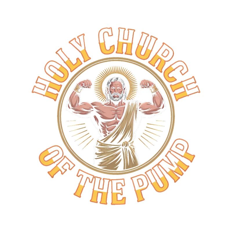 Sanctifiés soient tes gains - Funny Jesus Gym Meme