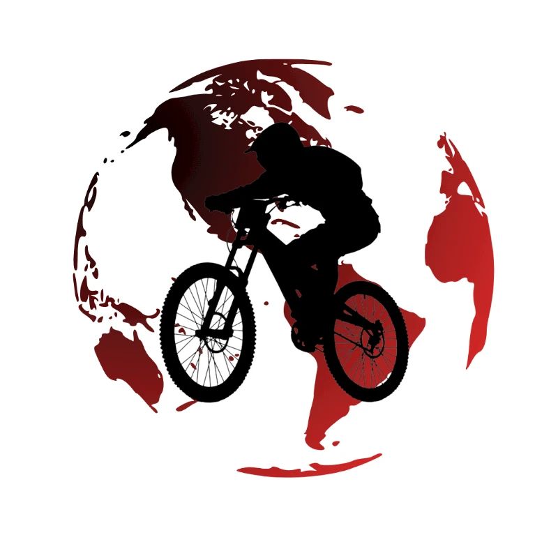 Mountain biking on Globe Rouge