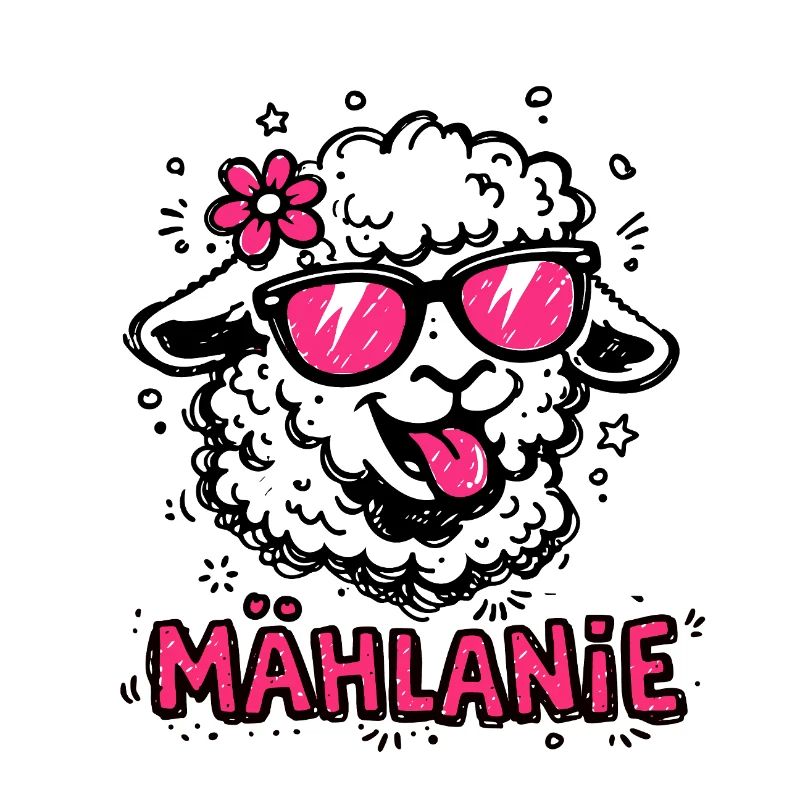 Mählanie Funny Sheep Named Gift
