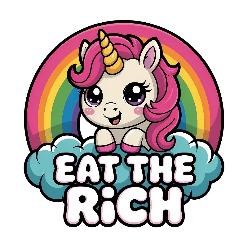 Eat the Rich - Funny Socialism Design