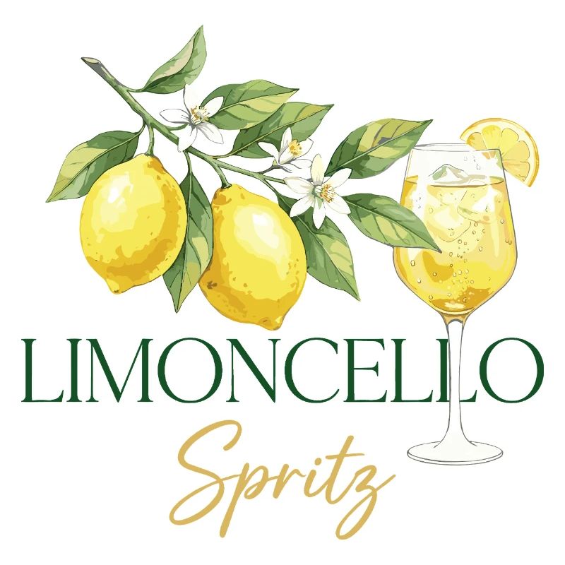 Limoncello Spritz – Summer Drink Lemon Design
