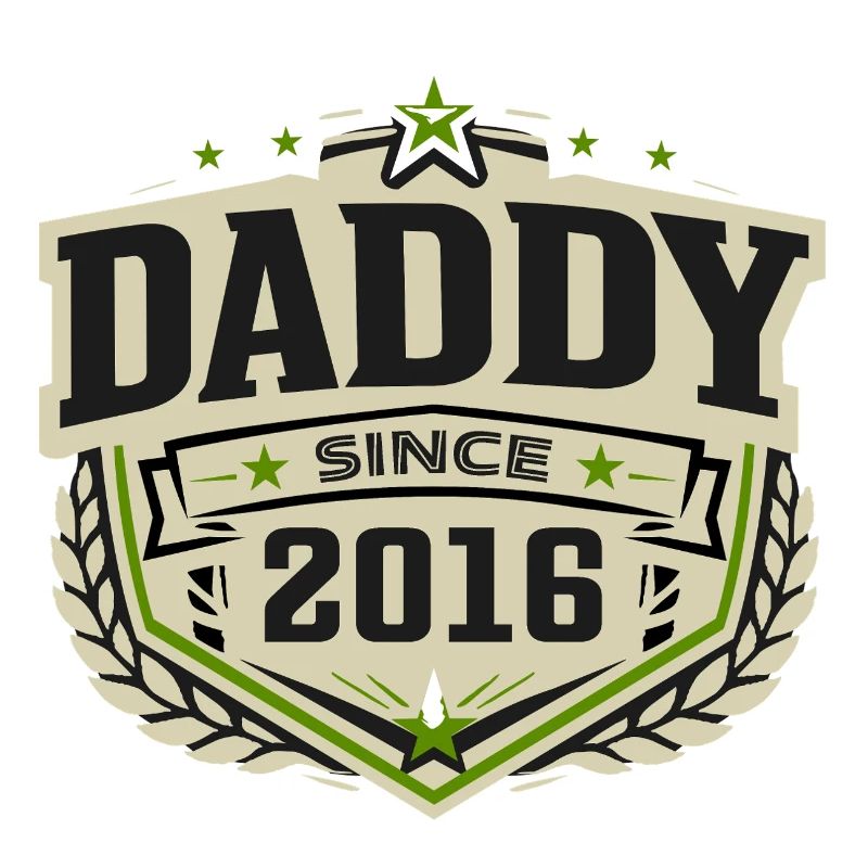 Daddy Since 2016 – Proud Dad Design