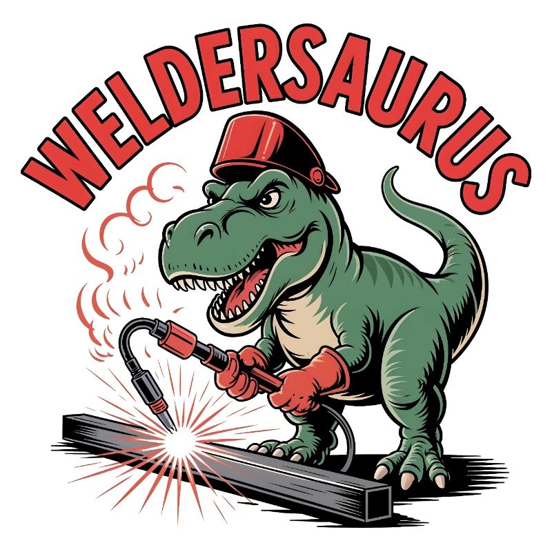 Weldersaurus Funny Dinosaur Welder Gift