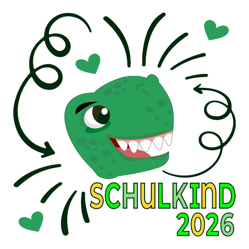 Dinosaurier Schulkind 2026