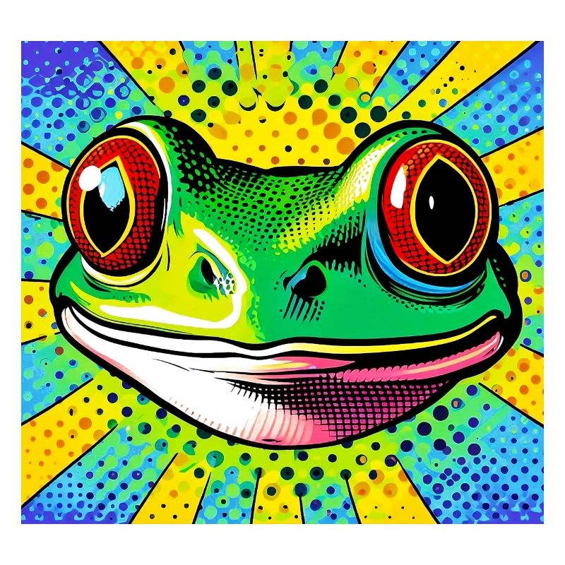 Frog Pop Art