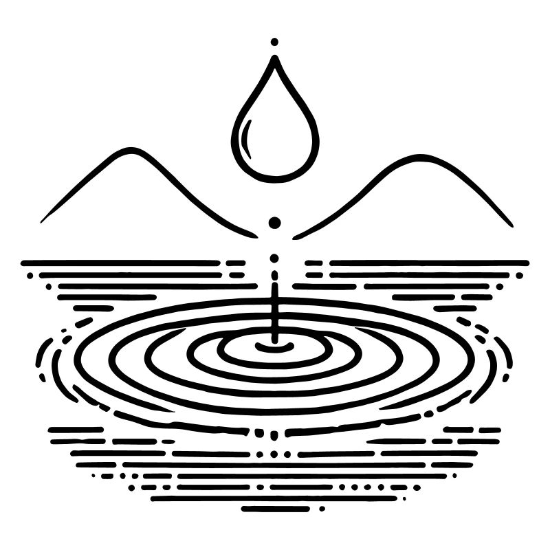 Water Drops & Waves – Zen-Inspired