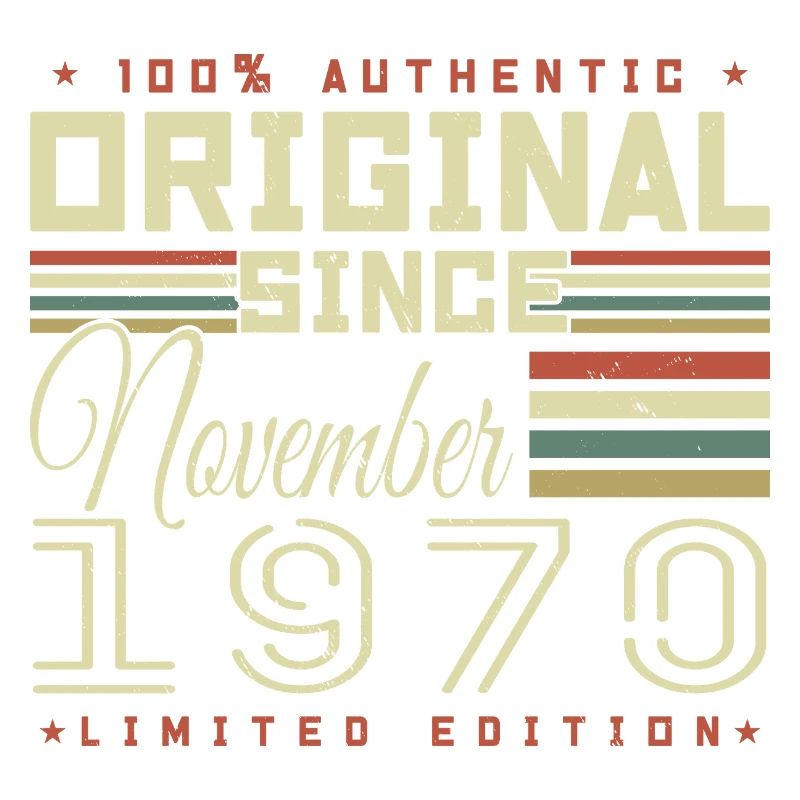 November 1970 Geburtstagsgeschenk