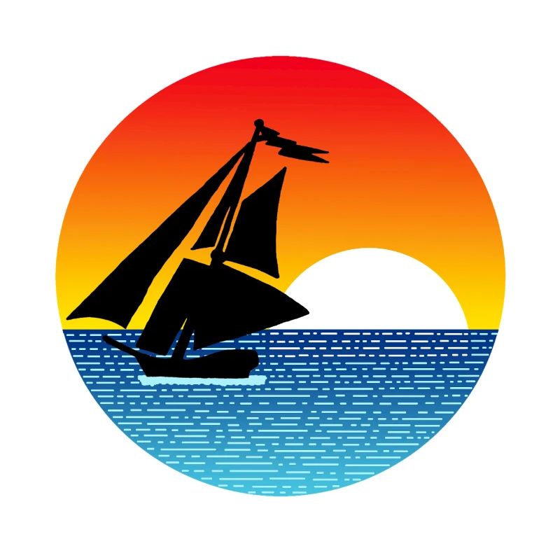Sailboat at sunset