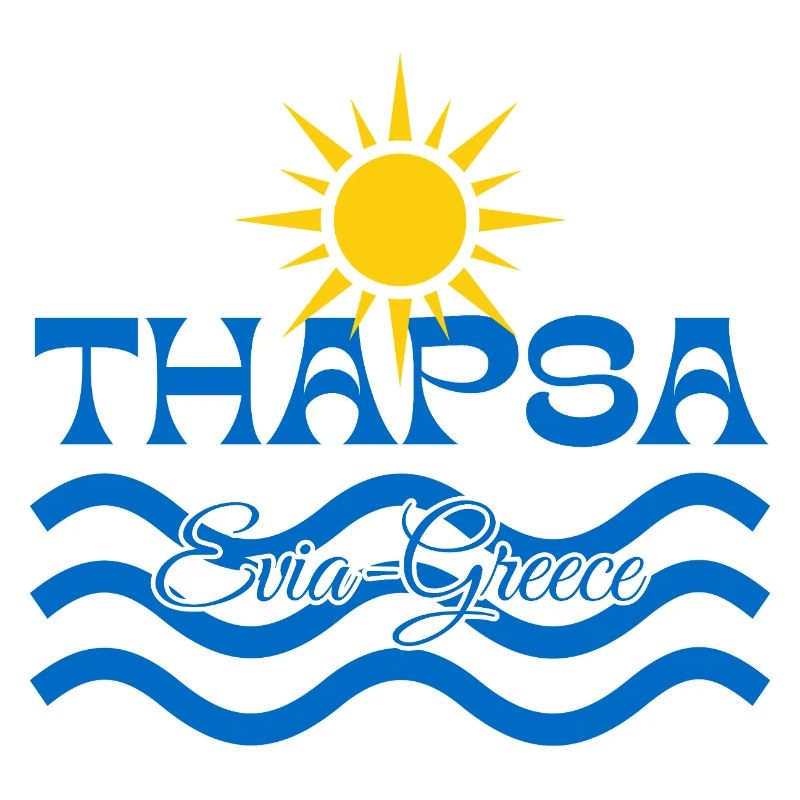 Thapsa Evia Grèce Vagues de soleil