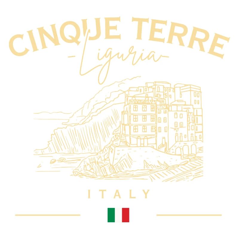 Sketch côtier des Cinque Terre