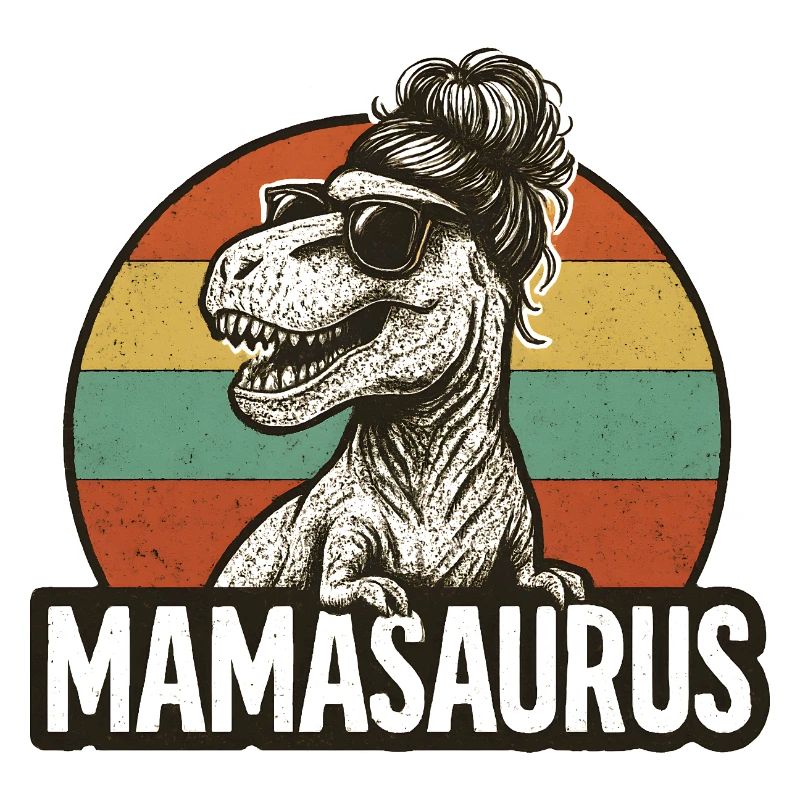 Mamasaurus Mama Mutter Geschenkidee Humor Lustig