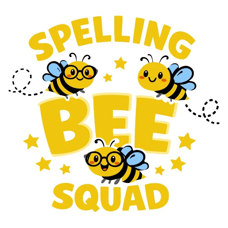 Spelling Bee Squad Humor School Bee