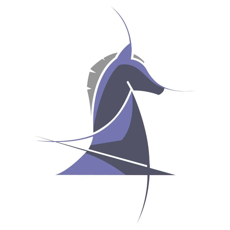 Chess Horse Modern – Conception abstraite des échecs