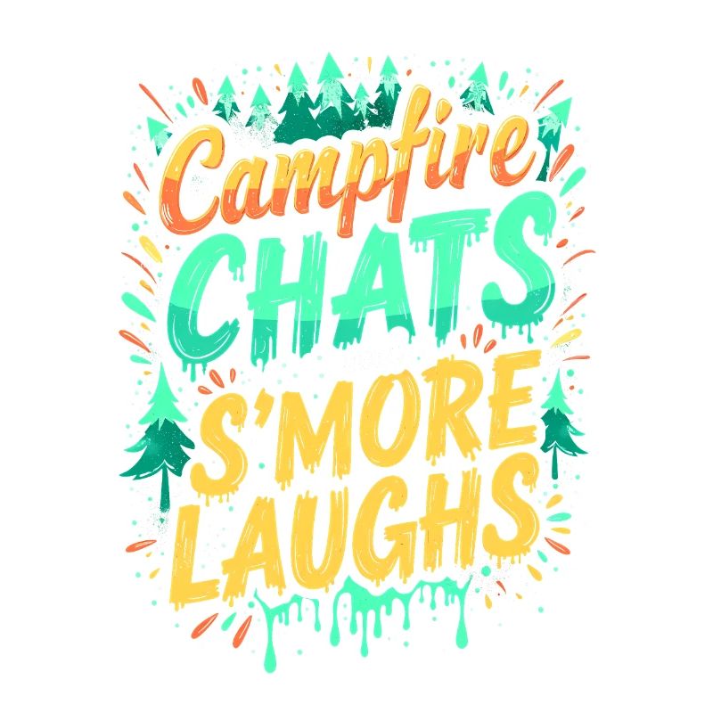DISCUSSIONS AUTOUR D’UN FEU DE CAMP ET RIRES S’MORE