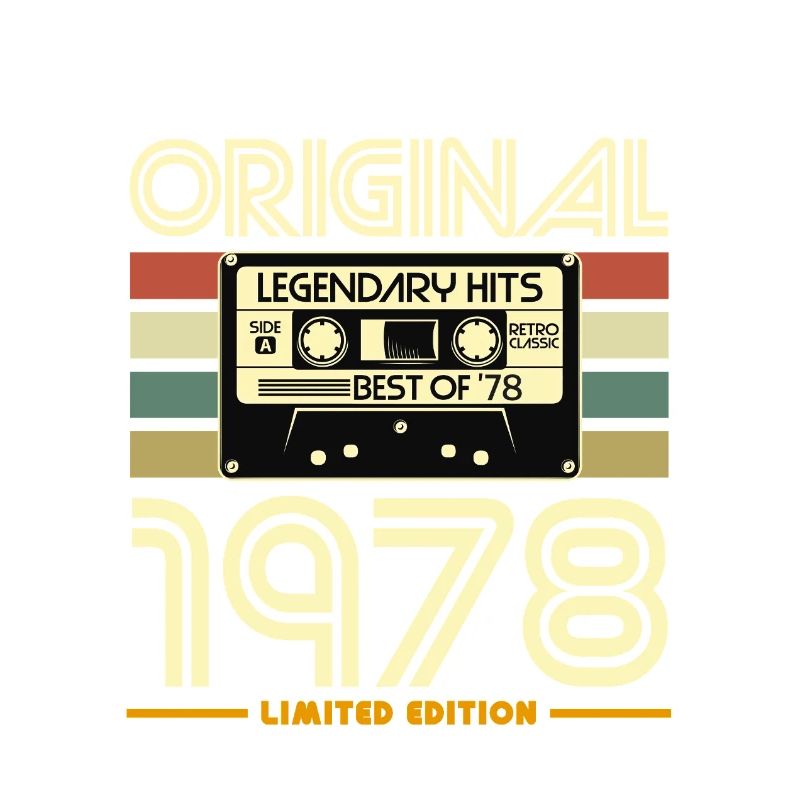 Original 1978 Cassette rétro limitée