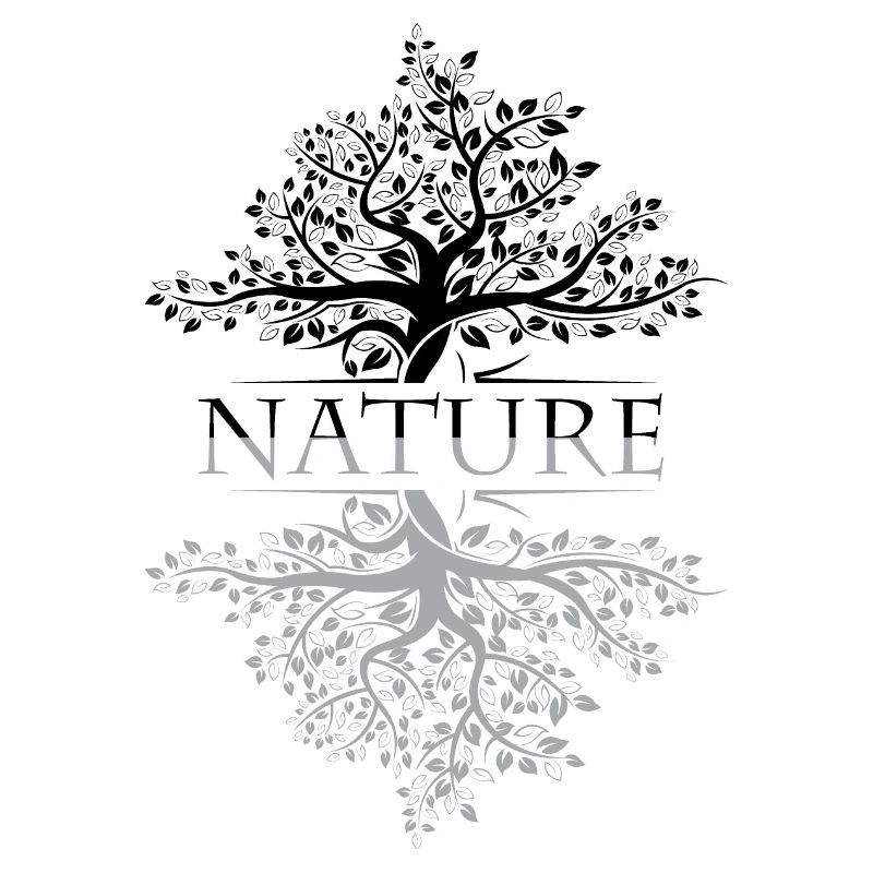 Tree Reflection Nature Symbol Forest Nature Conservation icon