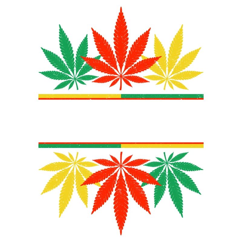 Vibrant Cannabis Leaf Pattern Design