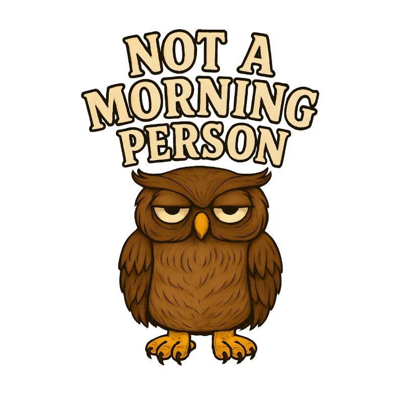 Morgenmuffel Eule
