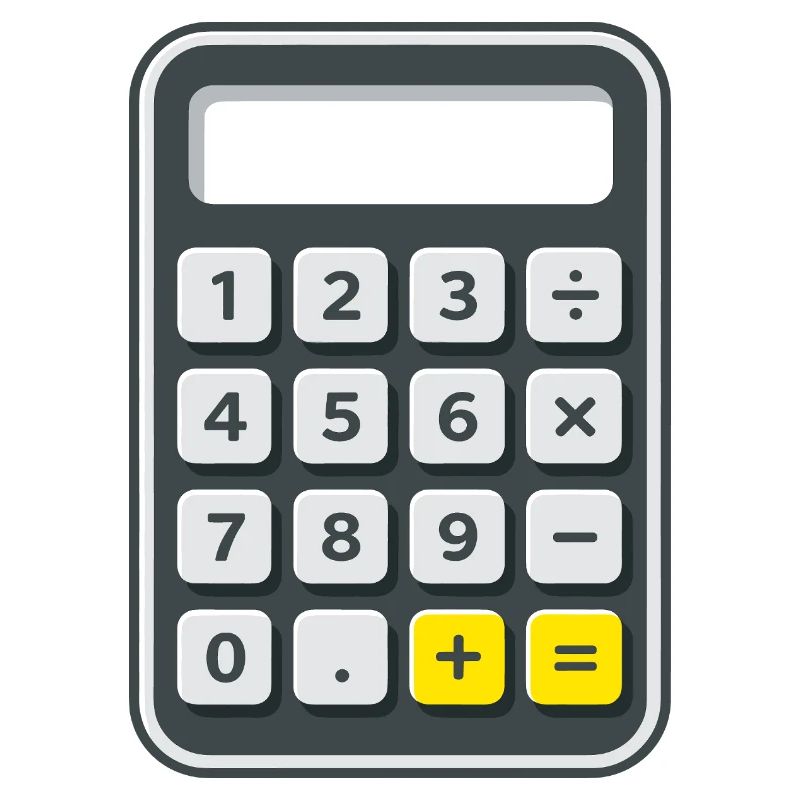 Calculatrice Costume Carnaval Nerd