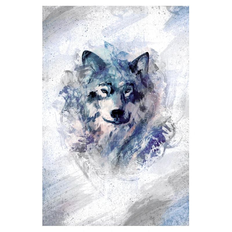 Wolf dans la tempête grey version