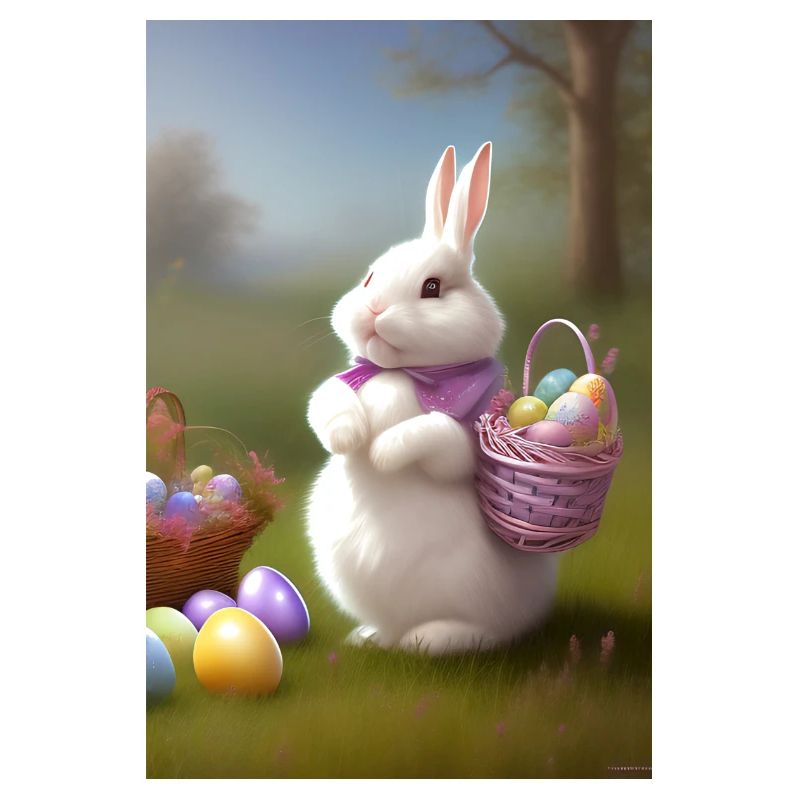 Easter Bunny with Easter Eggs