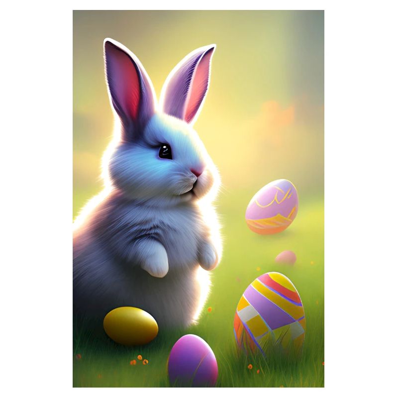 Easter Bunny with Easter Eggs