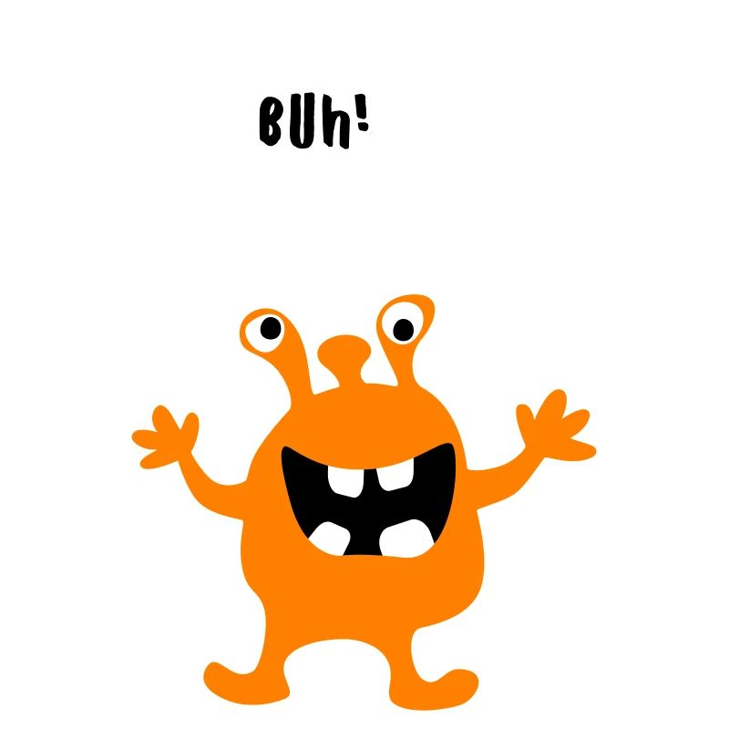 Monster Boo Zombie Comic Creature Kids Halloween