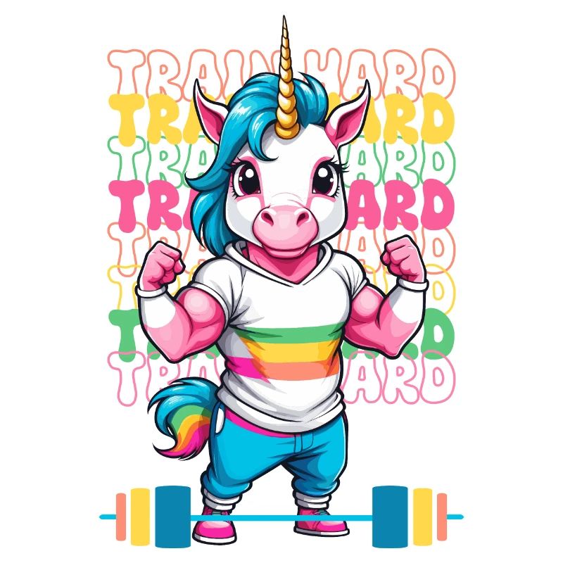 Bodybuilder Einhorn