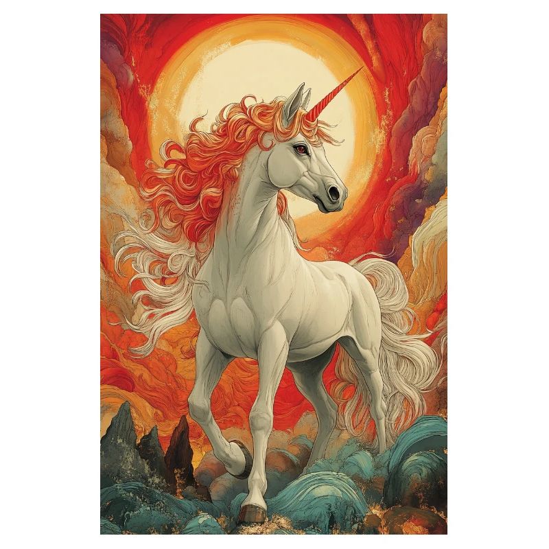 Licorne Ciel de Feu
